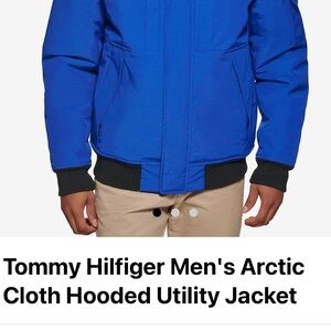 Tommy Hilfiger Men's Bright Blue Hooded Jacket